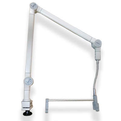 Adjustable Articulating Arm for Monitors and Devices with Desk Mount