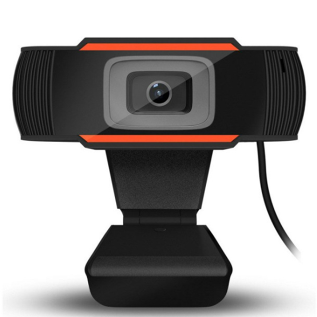 HD 720p Webcam with Built-in Microphone for Smooth Video Calls and Streaming