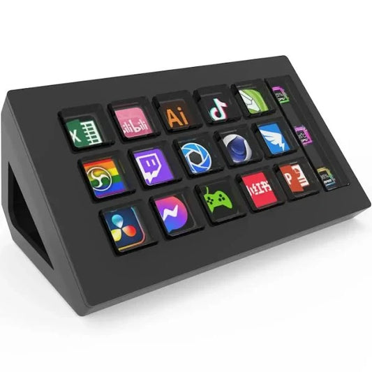 Customizable Macro Keypad – Streamline Your Workflow with 18 Programmable Keys