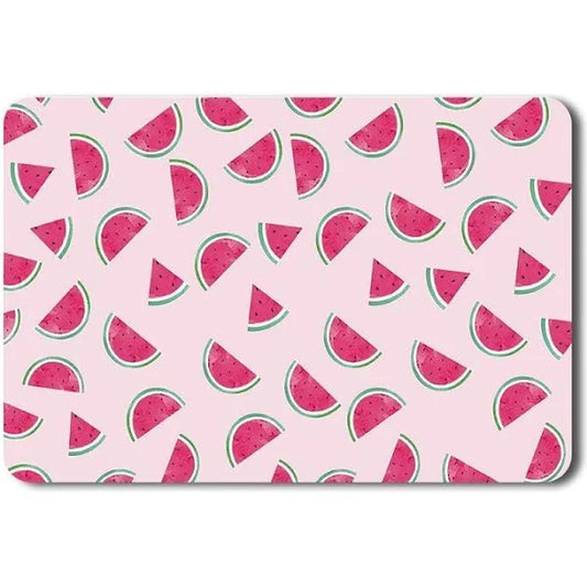 Watermelon Pattern Mouse Pad with Smooth Surface and Non-Slip Base